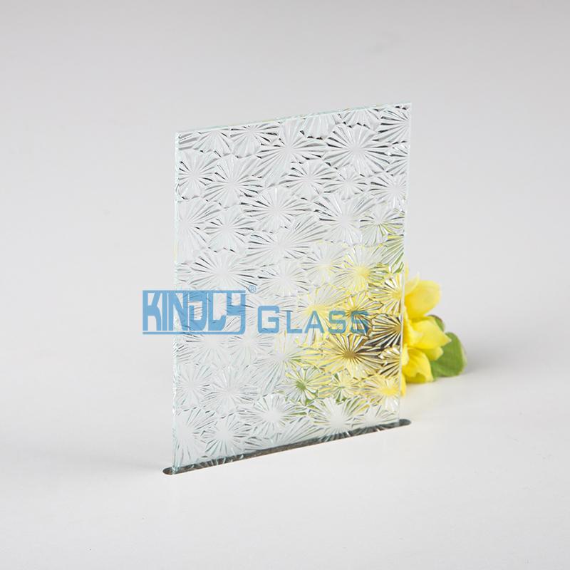 Clear Flor Patterned Glass